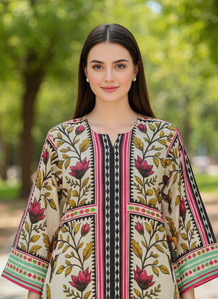 Trending Printed Dressc in Premium Lawn Fabric