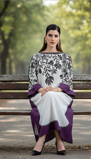 3 PC LONG LENGHT TRENDY ARTICAL PURPLE.