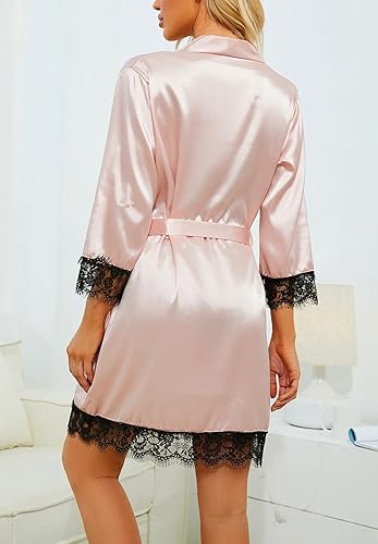 Royal Bridal Silk 4pcs set - Darkpink