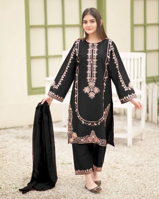 Royal Embroidered 3-Piece Suit
