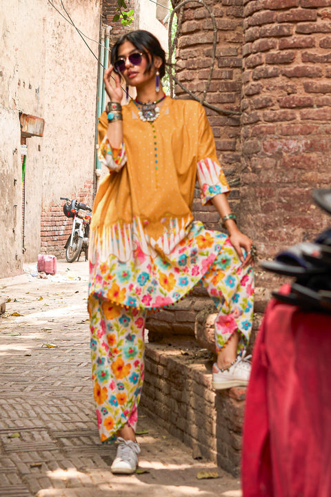 2-PC VISMITA Printed Lawn Y36