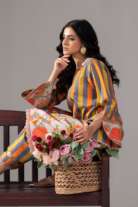 2-PC Printed Lawn Y33