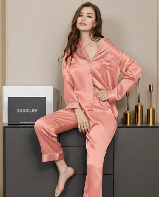 PLAIN SILK - DUSTY ROSE