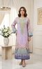 2PC Purple Soft Pastel Printed Outfit Y17