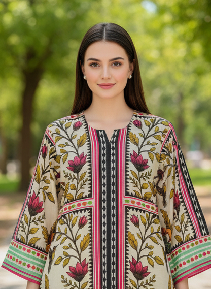 Trending Printed Dressc in Premium Lawn Fabric