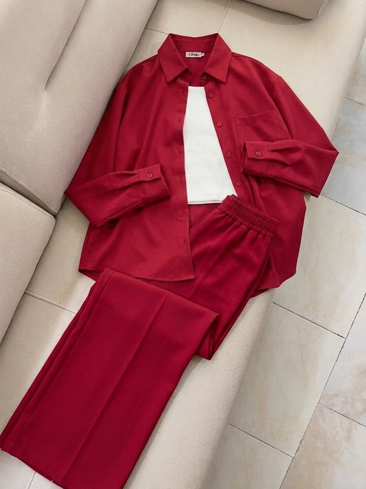 Ruby Luxe Co-Ord Set