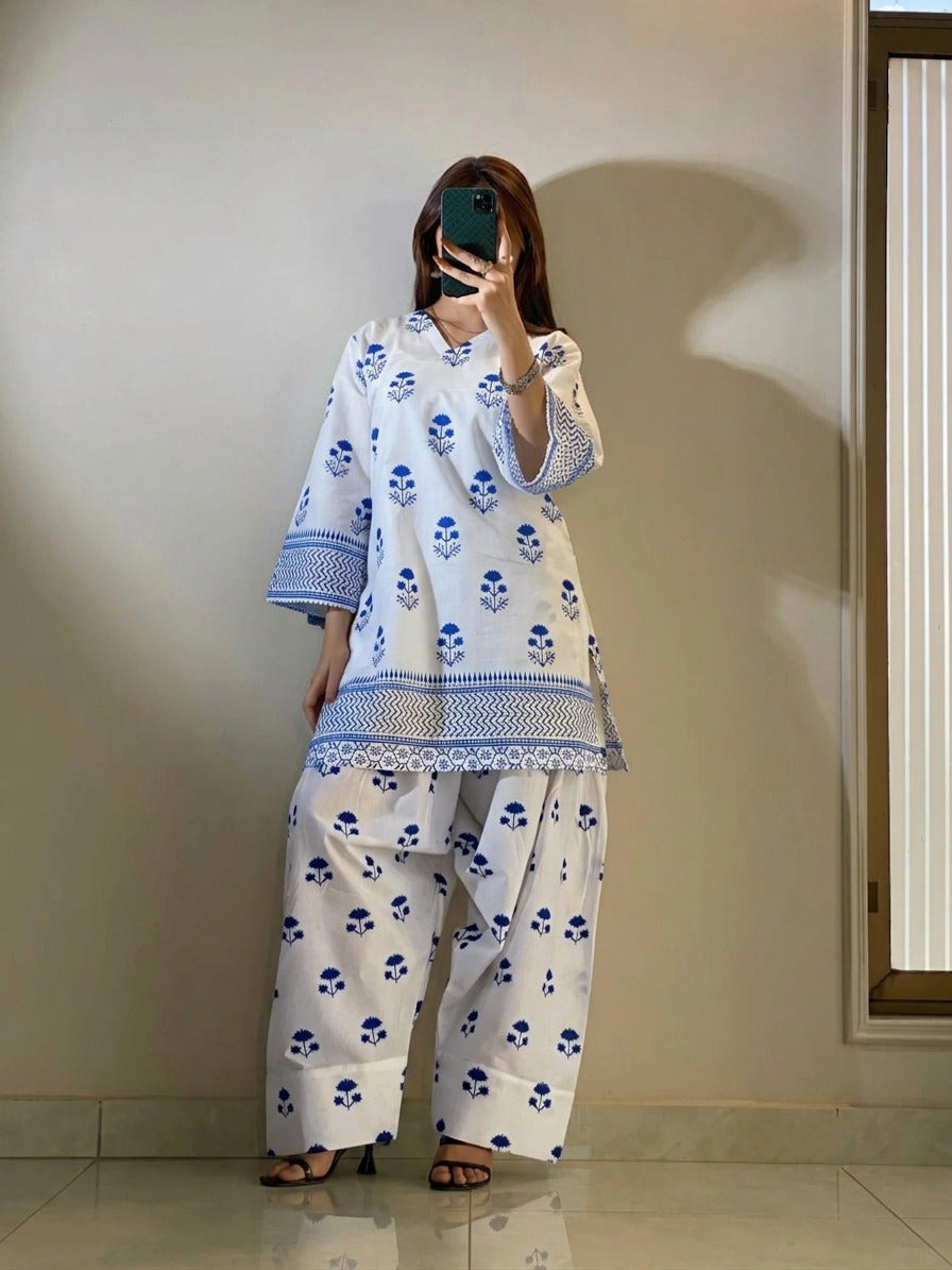 Printed Ethnic Co-Ord Set