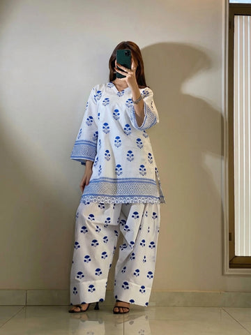 Printed Ethnic Co-Ord Set