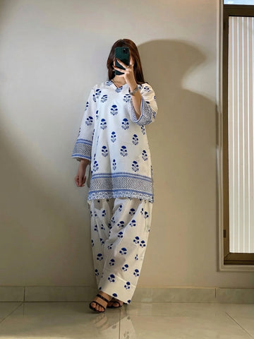 Printed Ethnic Co-Ord Set