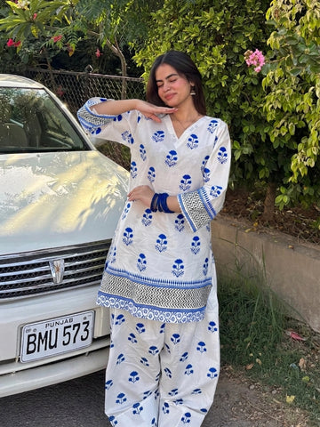 Printed Ethnic Co-Ord Set