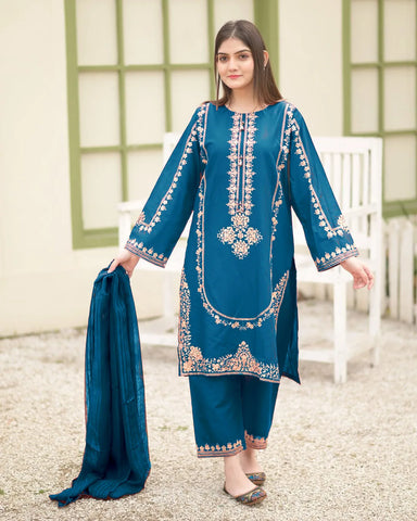 Royal Embroidered 3-Piece Suit