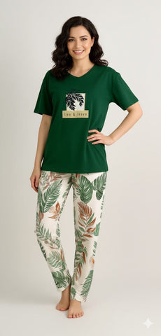“Green Leaf Comfort Lounge Set”